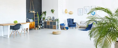 Example of a minimalist room